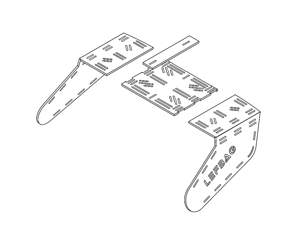 LefBag bagagedrager exploded view