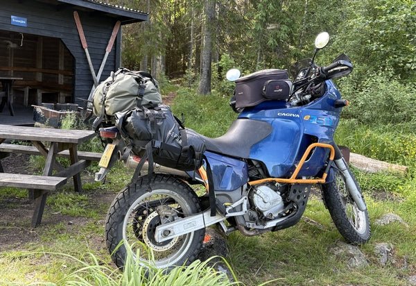 Motorbagage beschermen tegen uitlaat op reis - LefBag Shop